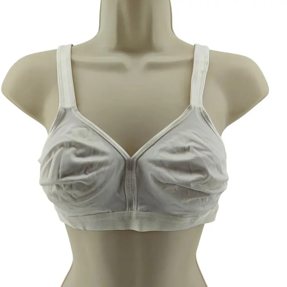 Playtex Microfiber Wireless T-Shirt Bra 5223 White 34B